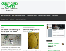 Tablet Screenshot of curly-girly.co.uk